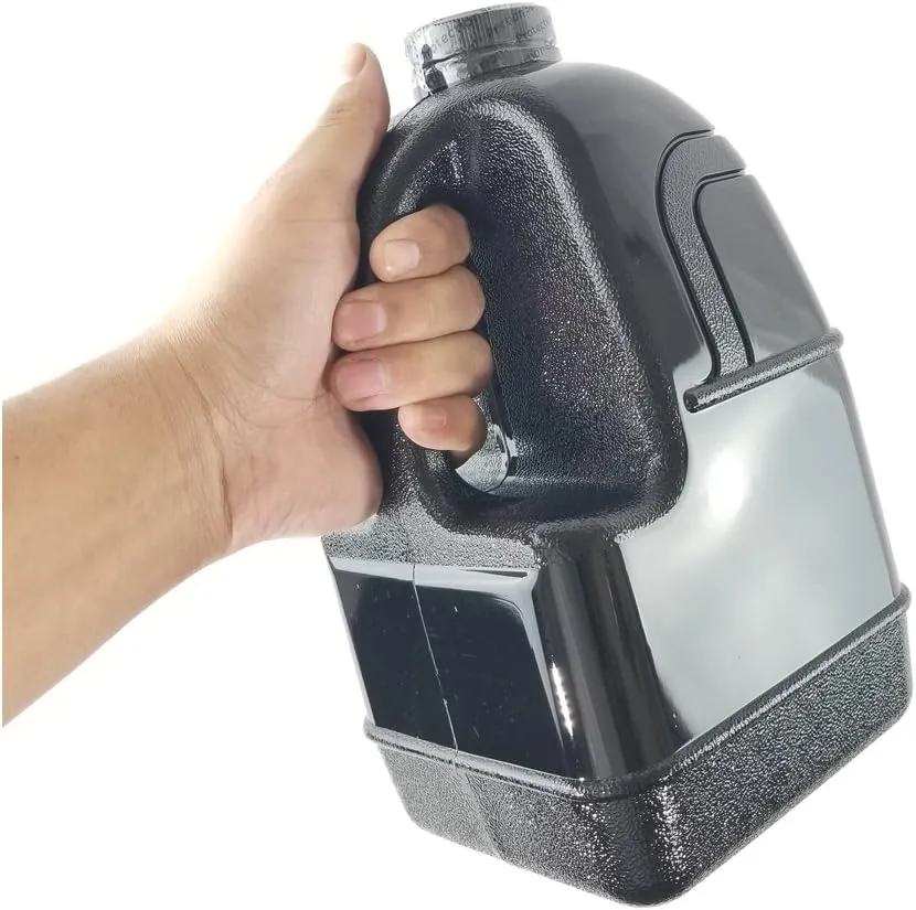 1 Gallon BPA Free Reusable Plastic Drinking Water Big Mouth Dairy Bottle Jug Container with Holder