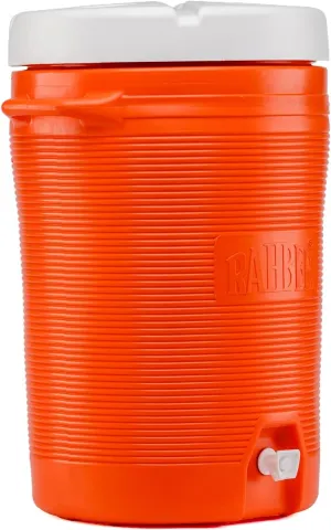 10 Gallon Water Cooler Jug with Spout, Insulated Beverage Dispenser with Fixed Side Handles, Durable Portable Water Jug for Camping, Parties, and Outdoor Events