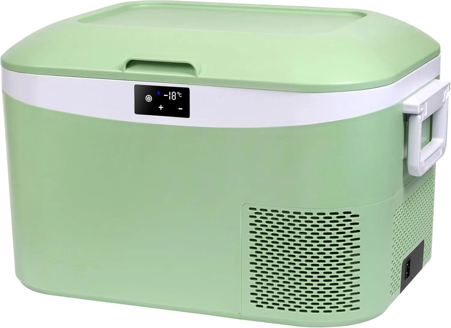 12 Volt Refrigerator Portable Car Freezer 13.5 Quart (12.8 Liter) Compressor Cooler 12V/24V DC 110～240 Volt AC for Truck Van RV Camper SUV Boat Travel Camping Road Trips Tailgating -18℃~ 15℃