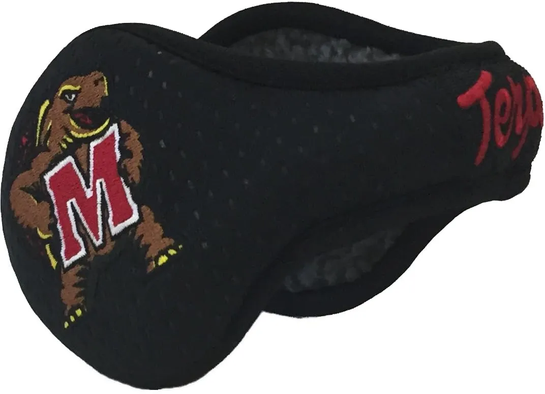 180's Unisex NCAA Maryland Terrapins Terps Behind-The-Head Winter Ear Warmer, Black