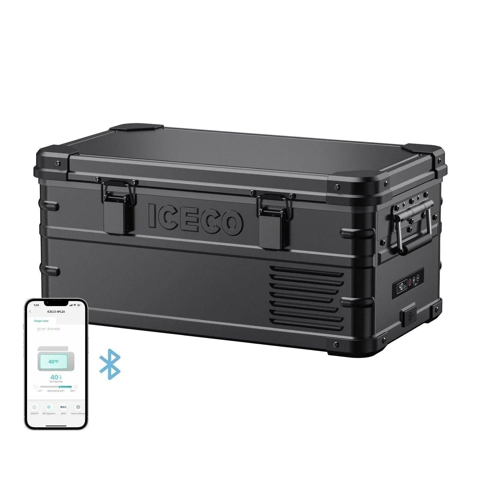 21QT APL20 Black Light Duty Aluminum Freezer Single Zone | ICECO