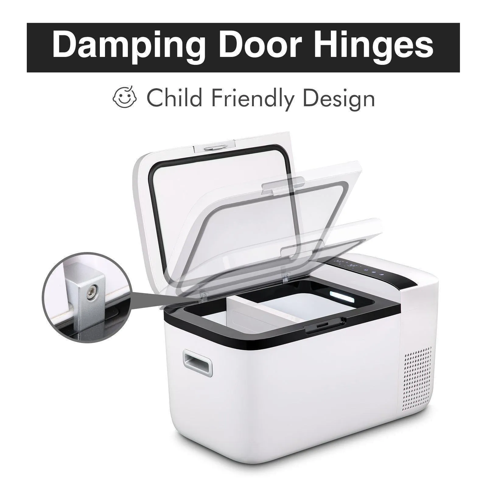 21QT GO20 Dual Zone 12V Portable Freezer (White) | ICECO
