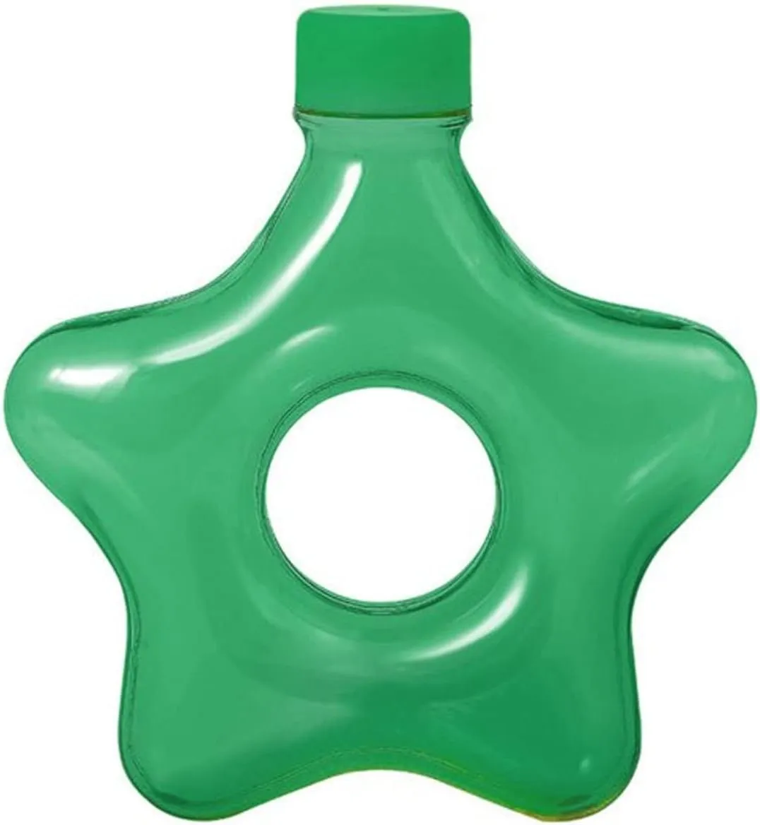 24oz Star Water Bottle, BPA Free, Wristband Water Bottle,for Travel Sports Camping Gym Outdoor (Green)