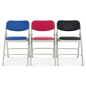 2700 Classic Steel Fully Upholstered Folding Chair