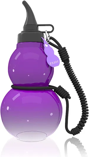28oz Gourd Style Tritan Water Bottle Eye-Catching Design, Reusable & Leak-Proof, Includes DIY Stickers, Perfect for Gym and Travel