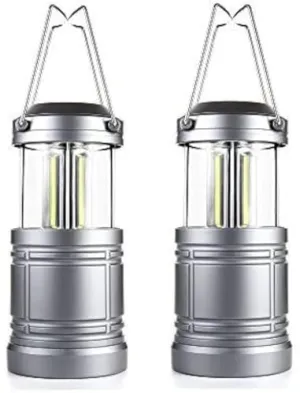 2pcs LED Camping Lantern, Battery Powered Hanging Lanterns
