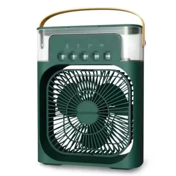 3-in-1 USB Fan with Humidifier and LED Night Light for Versatile Cooling