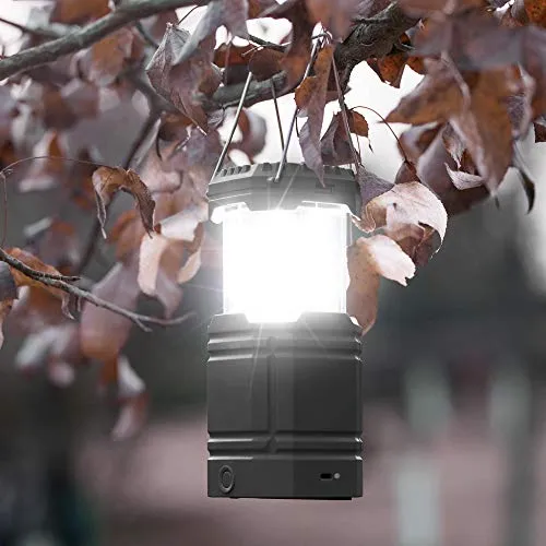 3000 Large Capacity Hand Crank Solar Camping Lantern
