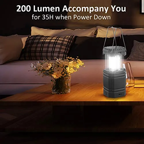 3000 Large Capacity Hand Crank Solar Camping Lantern