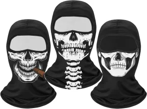 3PCS 3D Balaclava Ski Mask Cooling Full Face Mask Cycling Motorcycle Men Women UPF 50  Sun UV Protection Windproof Face Cover