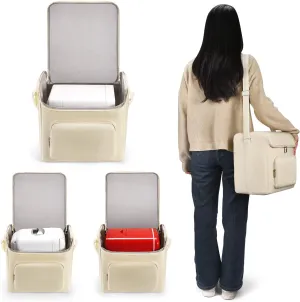 4L/6 Cans Mini Fridge Travel Case Bag for Frigidaire EFMIS129 Compact Refrigerators,for AstroAI Mini Fridge,for Cooluli Mini Fridge,for Skincare Fridge