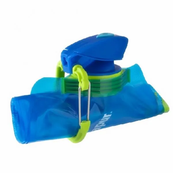 4pcs 0.7L Reusable Portable Collapsible Water Bottle Kettle with Clip for Biking Hiking Travel - Color Random