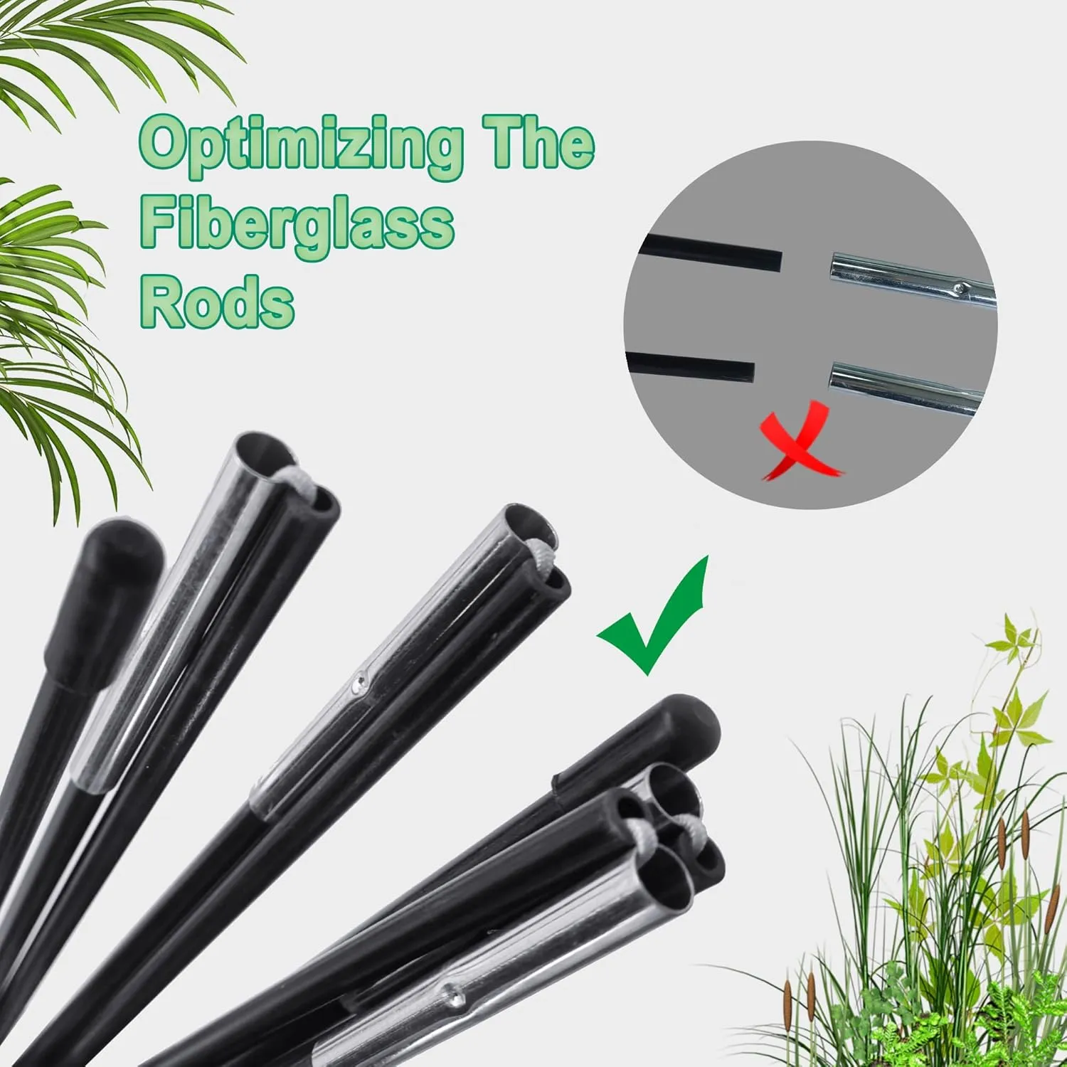 50" x 50" x 40" Mesh Plant Cover from Animals - Plant Netting Pest Guard Cover with Stakes for Raised Bed, Plant Tent Cage Protector for Vegetables Fruits Flowers Small Animals 1PCS