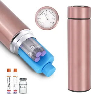 60H Insulin Pens Cooler Travel Case Medication Cooler for Travel TSA Approved Medicine Cooler Medical Diabetic Travel Cooler Bag Epipen Carry Case