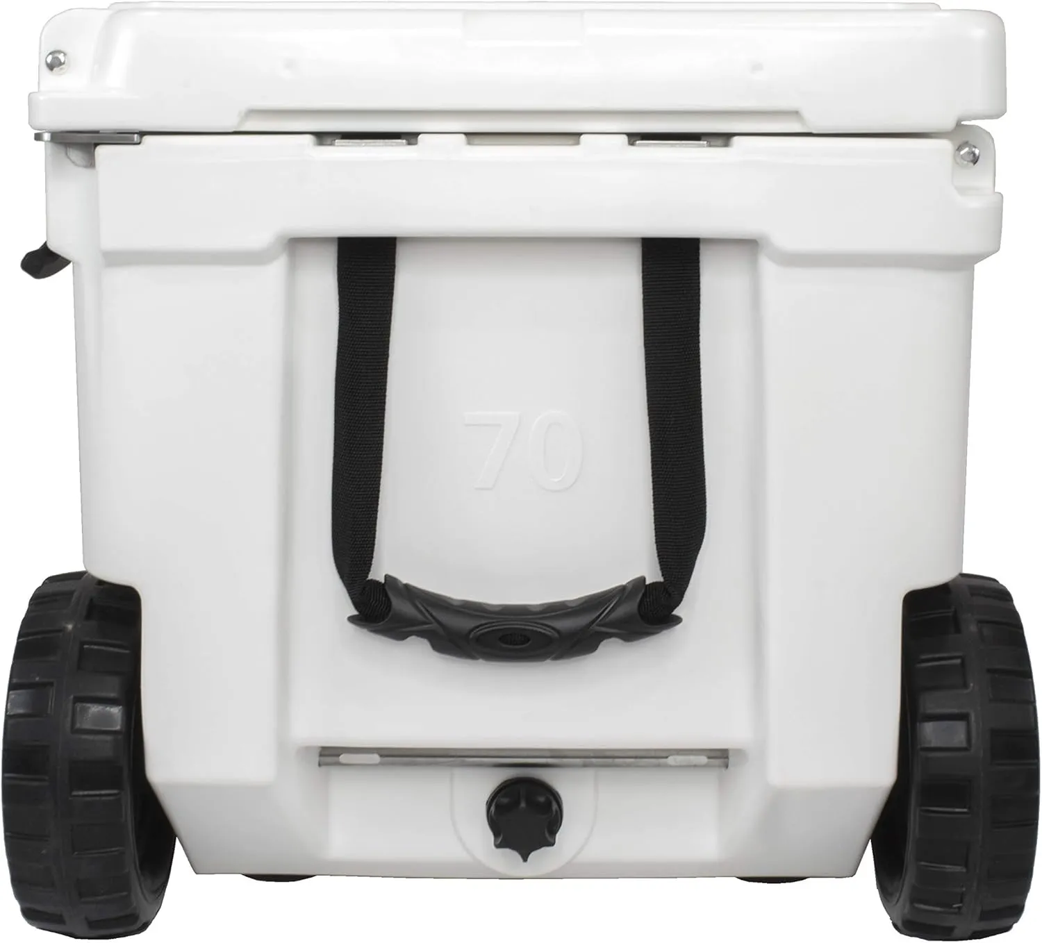 70 Quart Ice Chest Heavy Duty High Performance Roto-Molded Commercial Grade Insulated Cooler with Wheels