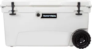 70 Quart Ice Chest Heavy Duty High Performance Roto-Molded Commercial Grade Insulated Cooler with Wheels
