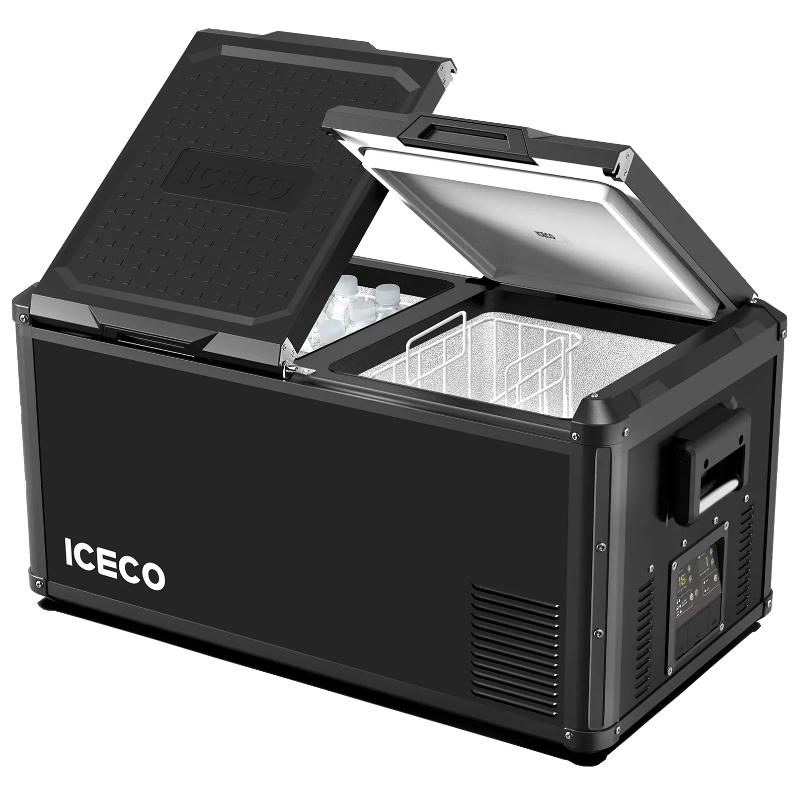 95QT VL90ProD Dual Zone RV 12 volt Fridge Freezer | ICECO