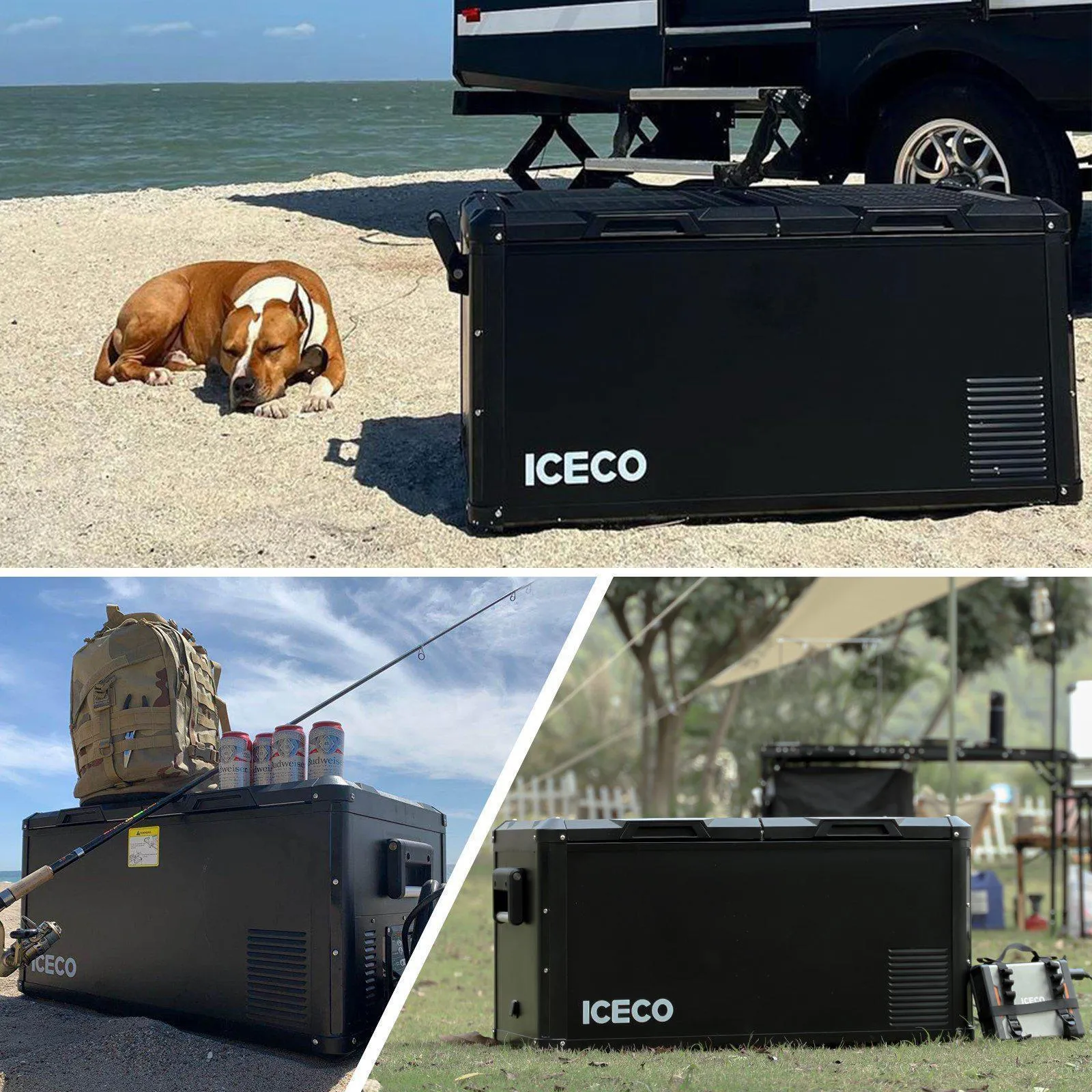 95QT VL90ProD Dual Zone RV 12 volt Fridge Freezer | ICECO