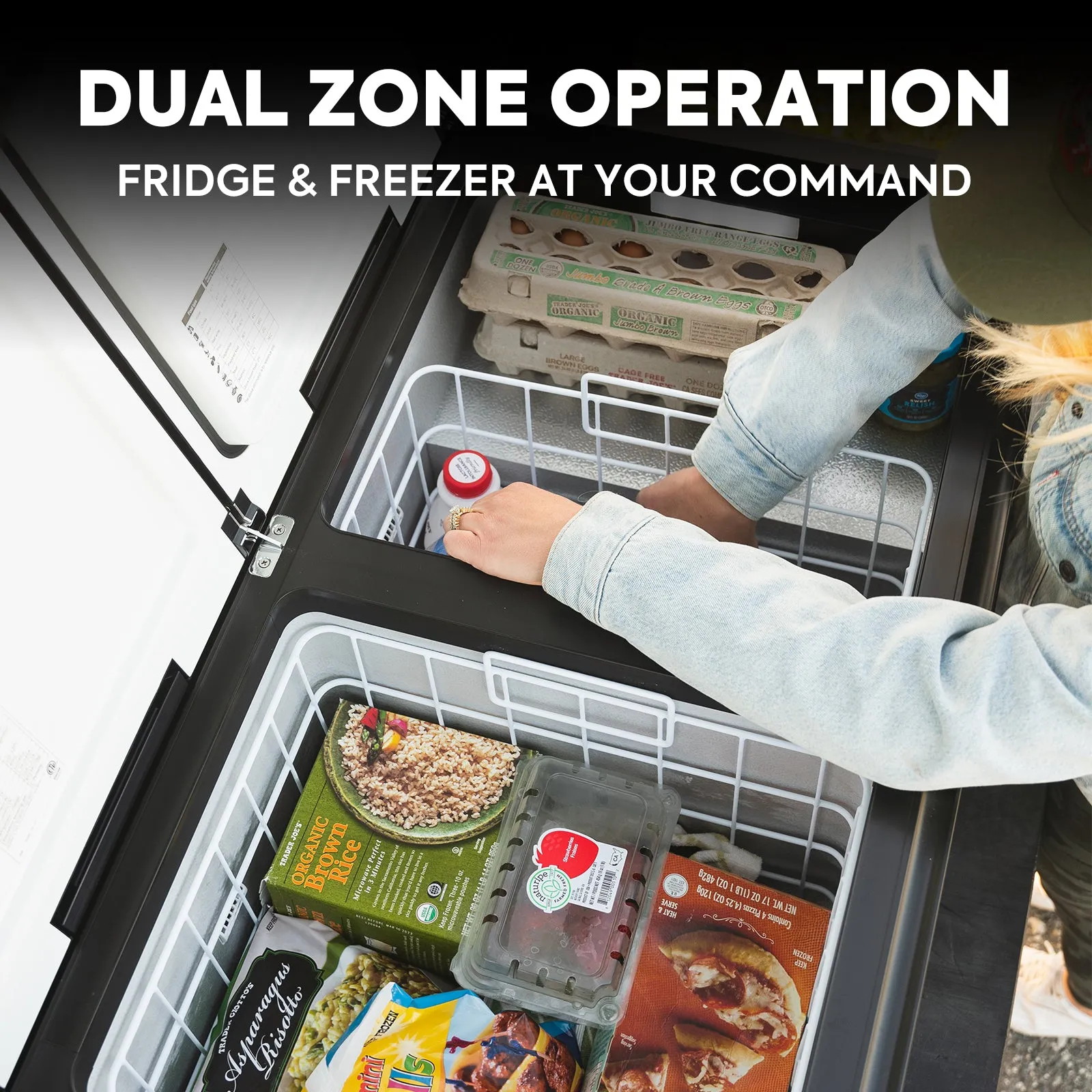 95QT VL90ProD Dual Zone RV 12 volt Fridge Freezer | ICECO