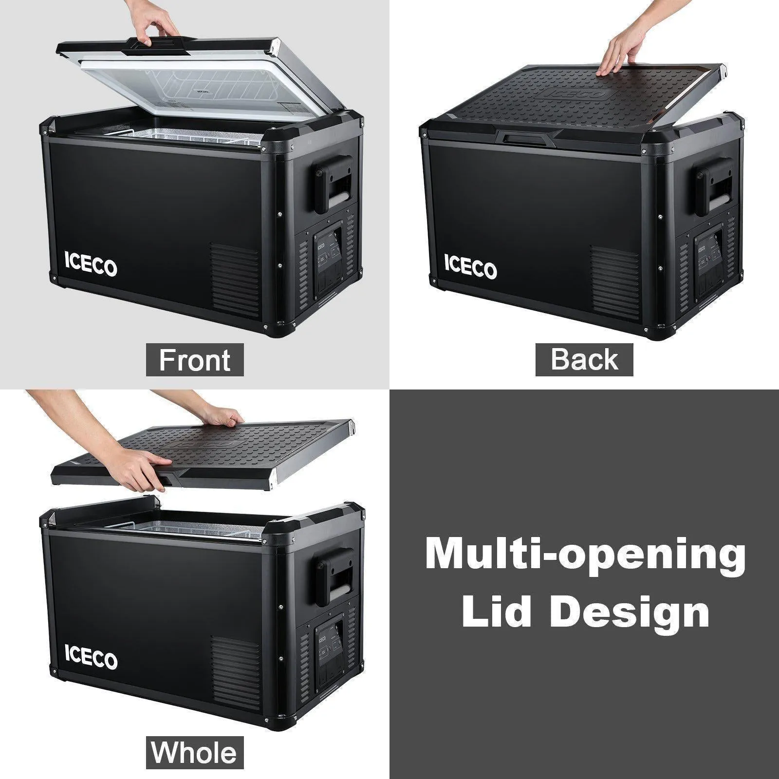95QT VL90ProD Dual Zone RV 12 volt Fridge Freezer | ICECO
