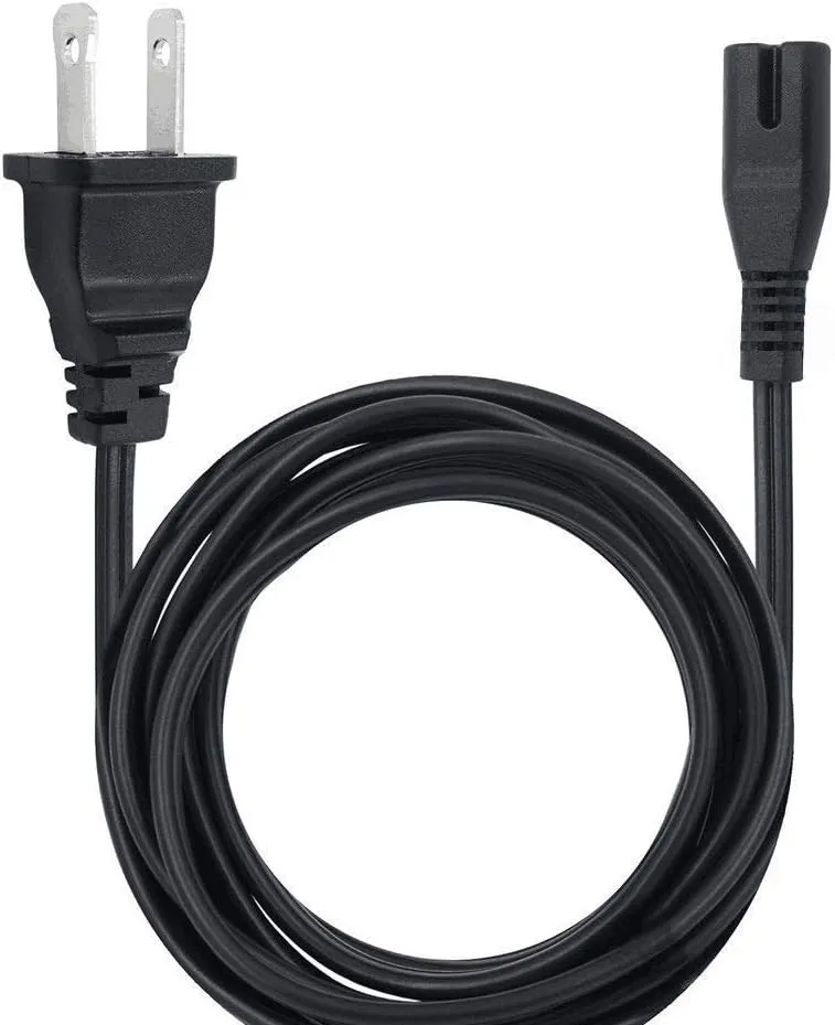 AC in 110 Volt 120V Home Outlet Power Cord Cable Plug Compatible with Coca Cola KW-C4 KWC4 KWC-4C KWC4C 6 Can 4 Liter 4L Mini Fridge Cocacola Portable Classic Thermoelectric Cooler Koolatron