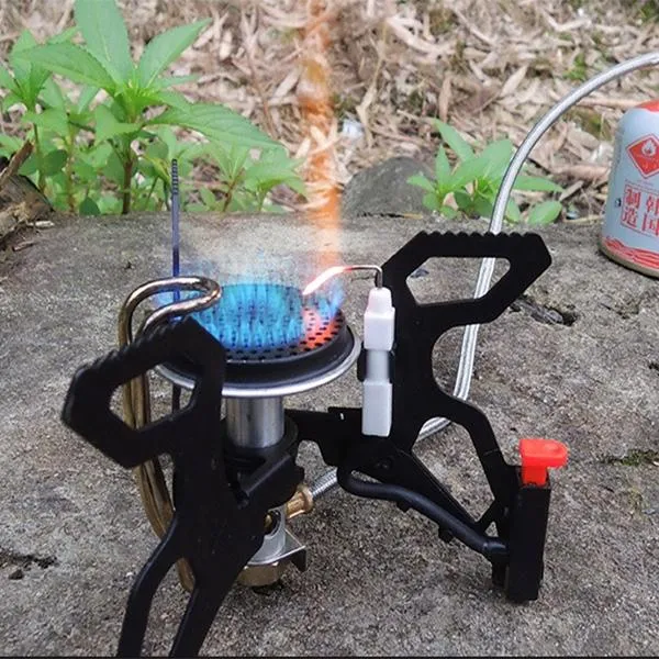 Alocs CS-G22 Camping Picnic Mini Stove BBQ Windproof Portable Burner Furnace with Spark Rod
