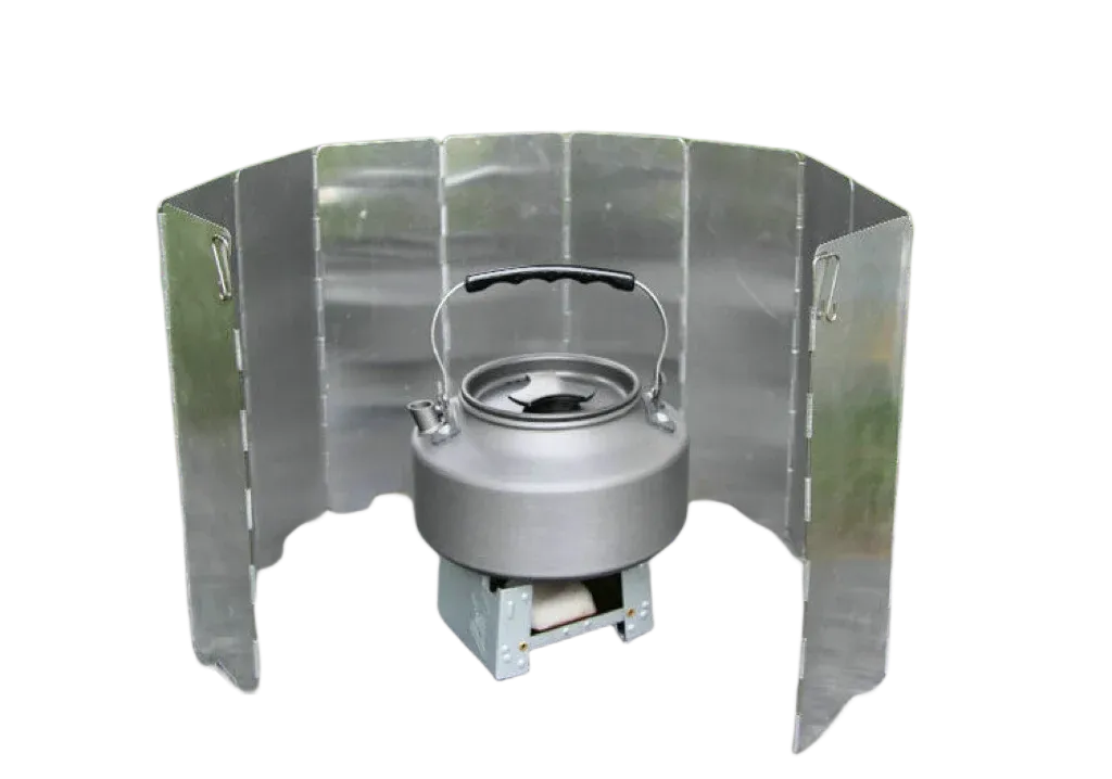Aluminum Alloy Gas Stove Wind Shield for Outdoor Camping
