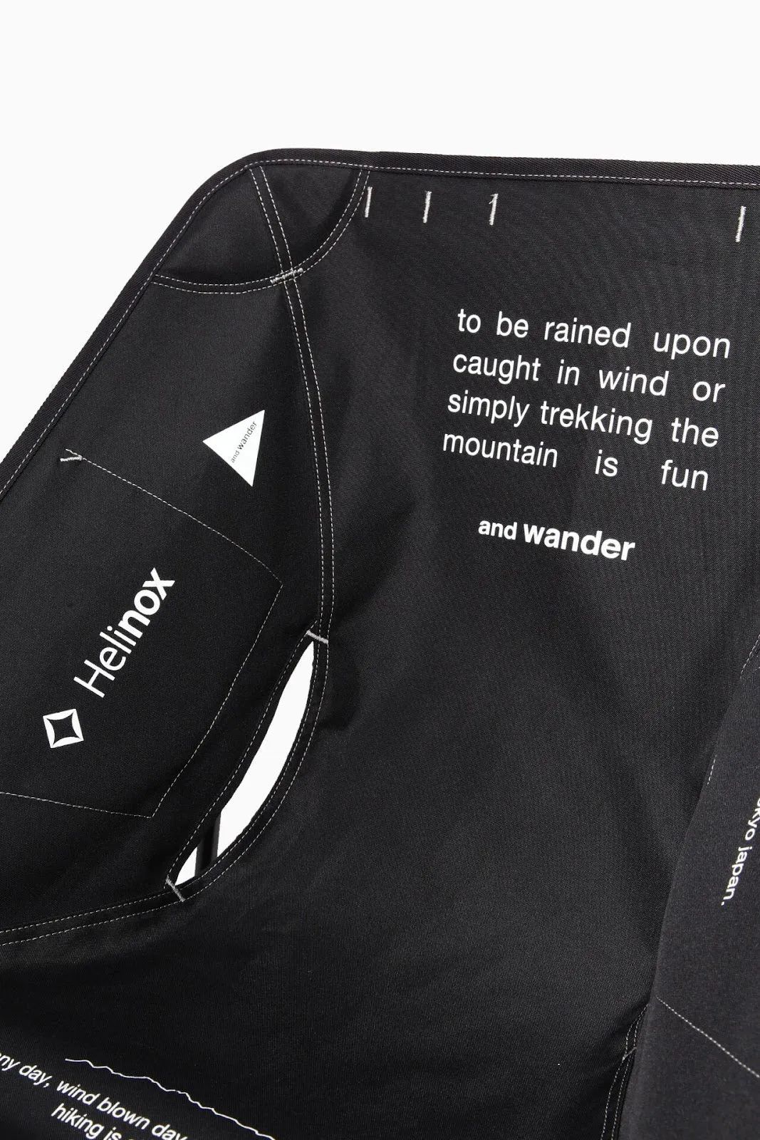 AND WANDER X HELINOX FOLDING CHAIR ONE-BLACK