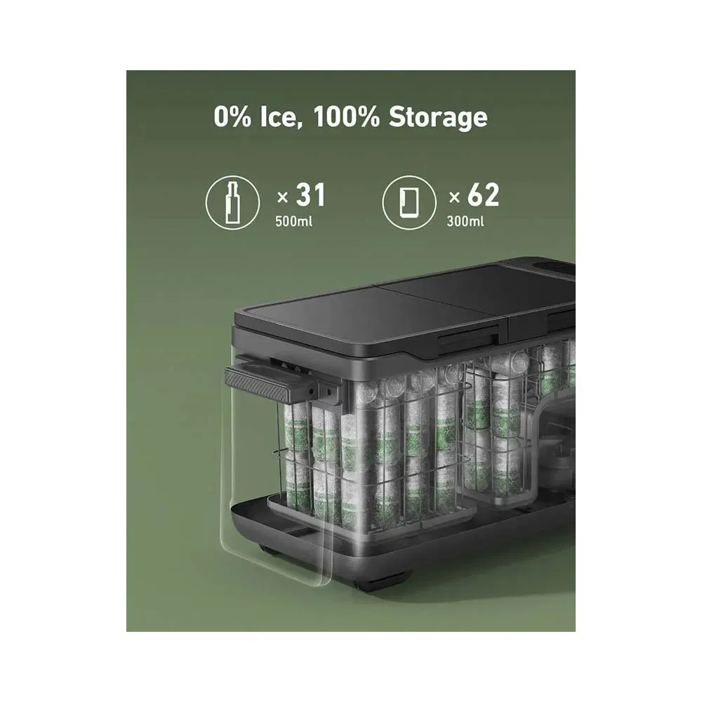 Anker EverFrost Powered Cooler 50 -Black Green