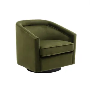 Annalee Upholstered Swivel Barrel Chair
