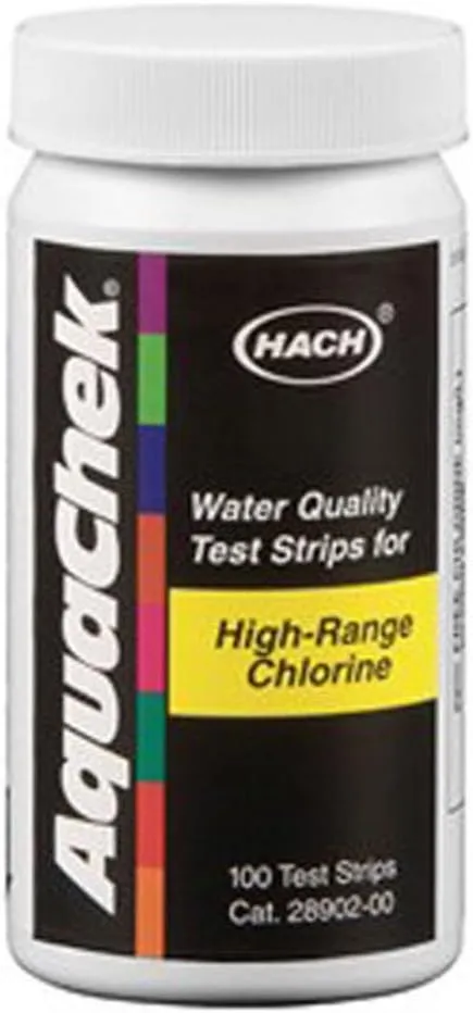 Aquachek 652013 High Range Chlorine Test Strips