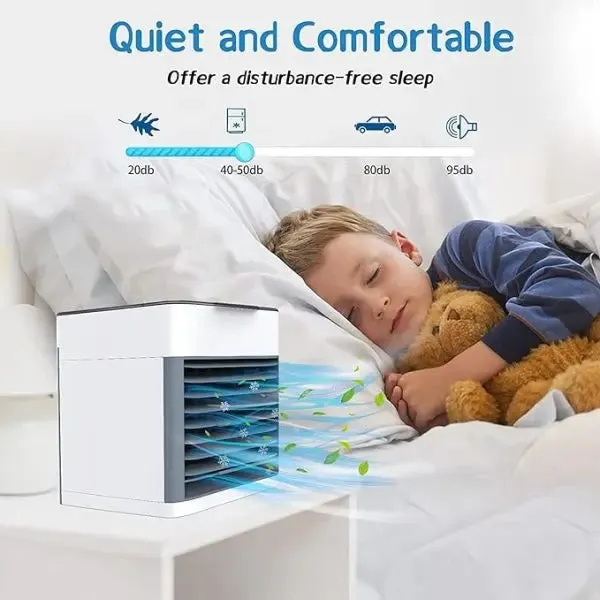 Arctic Air Ultra Portable Home Air Cooler | Portable Personal Air Conditioner, Mini USB 3 In 1 Air Cooler (USB Operated)