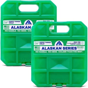 Arctic Ice Alaskan Series Long Lasting Reusable Ice Pack - Freezes at 32° Fahrenheit - Keeps Food & Drinks Cool Without The Risk of Freezing
