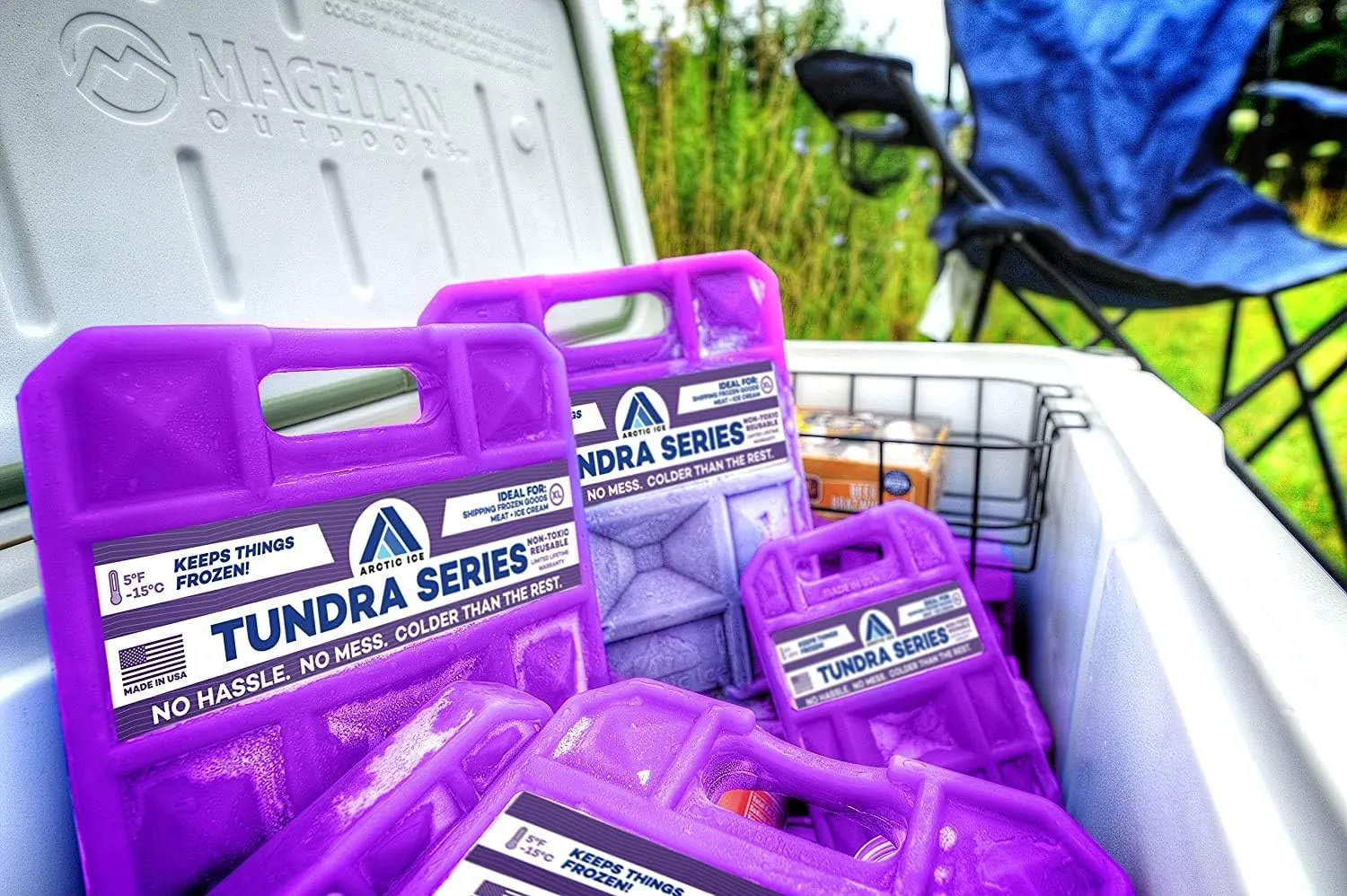 Arctic Ice Tundra Series Long Lasting Reusable Ice Pack - 5° Fahrenheit Cooling Point - Designed to Maintain Freezer-Like Temperatures in Coolers