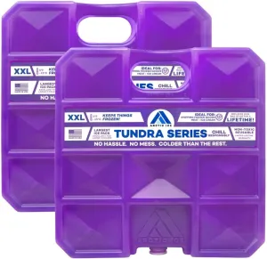 Arctic Ice Tundra Series Long Lasting Reusable Ice Pack - 5° Fahrenheit Cooling Point - Designed to Maintain Freezer-Like Temperatures in Coolers