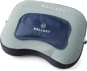 Ballast Cool Combo Beach Pillow - One Inflatable Pillow   One Cooling Pack Bundled Together, The Best Way to Chill at The Beach, Pool, Or Camping (Moonlight Grey)