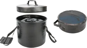 BANCHELLE Collapsible Camping Bucket with Lid 5 Gallon for Traveling Fishing Gardening