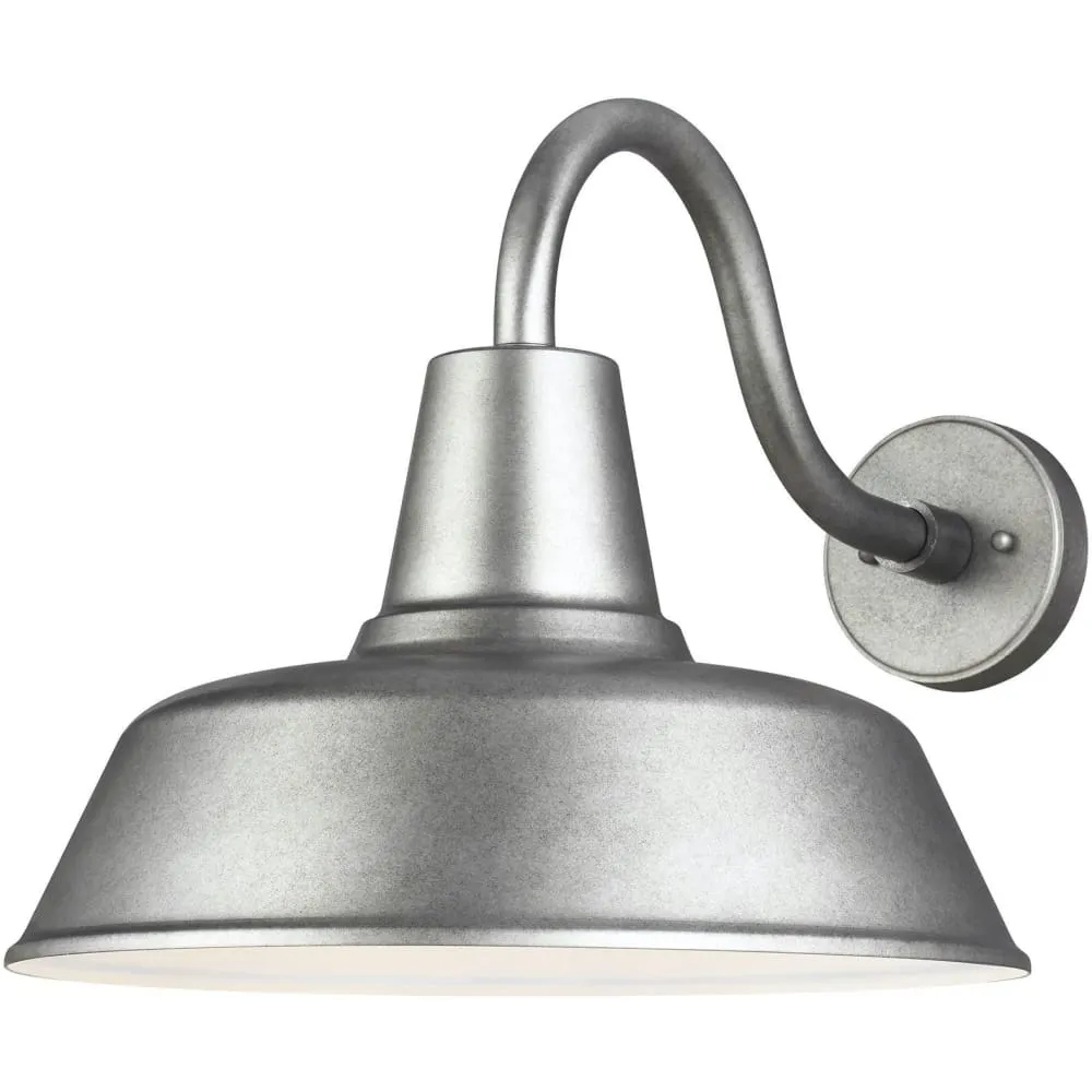 Barn Light Weathered Pewter LED Outdoor Wall Lantern