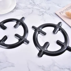 Black Mocha Pot Shelf, Universal Gas Stove Ring, Iron Gas Stove Cooker Plate, Portable Extended Stand, Iron Burner Holder Stable, Kitchen Stove Reducer Ring Holder
