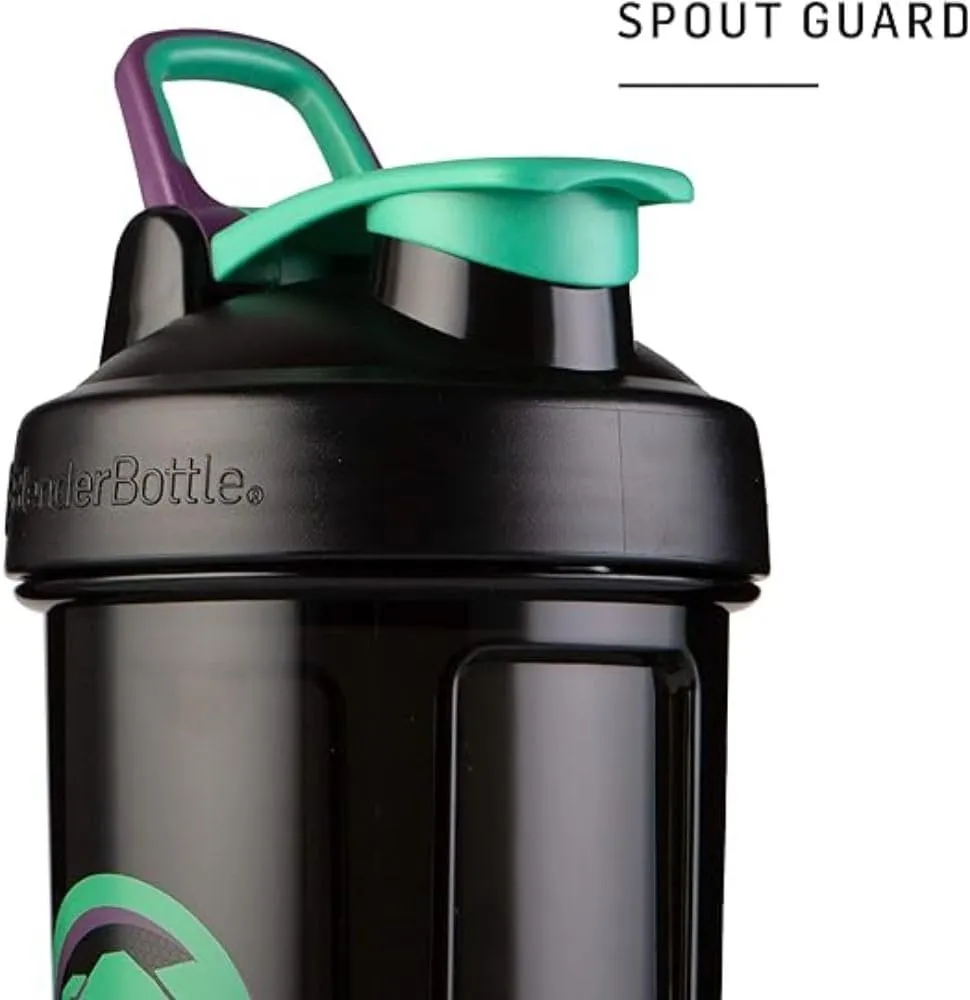 BlenderBottle Marvel Shaker Bottle Pro Series Perfect for Protein Shakes and Pre Workout, 28-Ounce, Captain America Shield