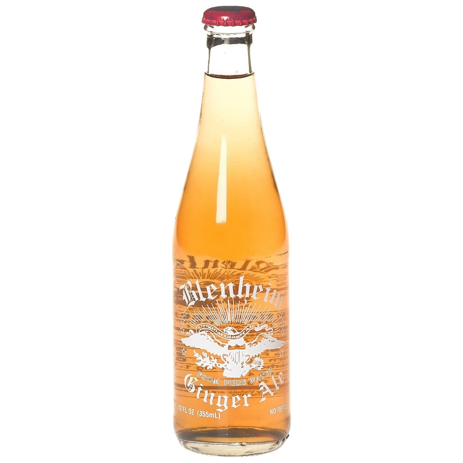 Blenheim Ginger Ale 12oz Bottle - Hot Flavor - 6 Pack