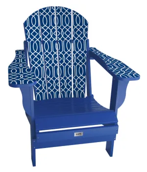 Blue Geometric Lifestyle Chair Mini