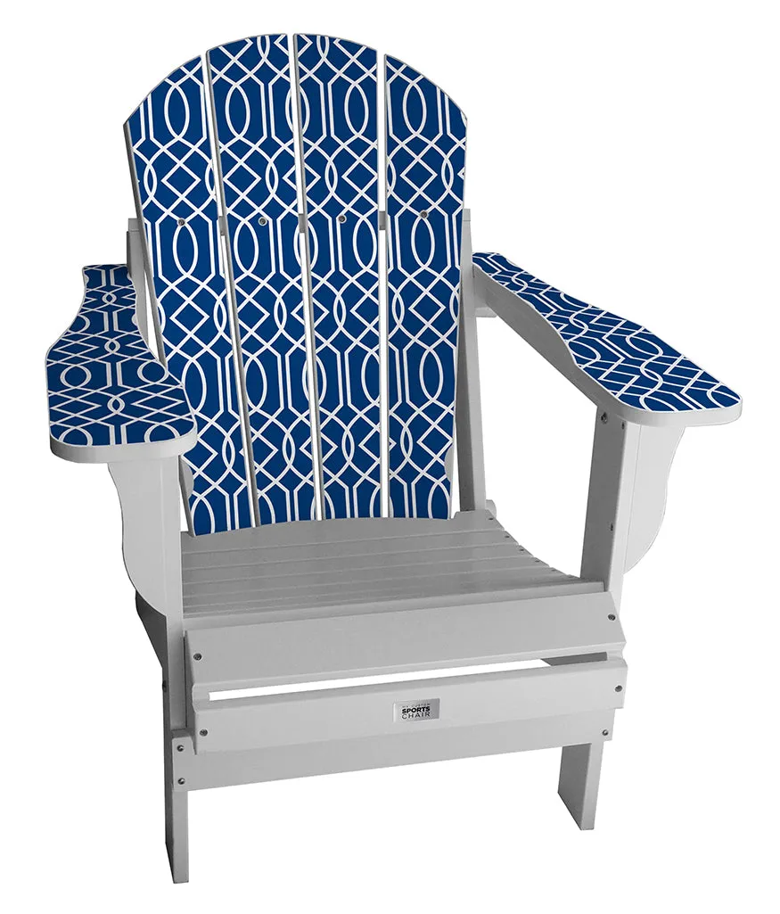 Blue Geometric Lifestyle Chair Mini