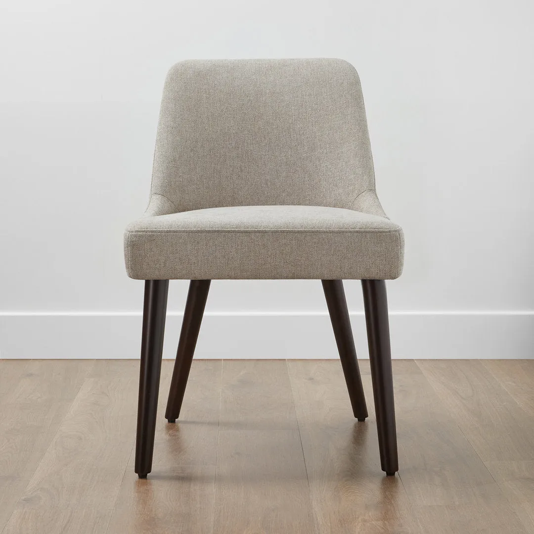 Brently Upholstered Dining Chair (Set of 2) Wade Logan® Upholstery Color: Taupe