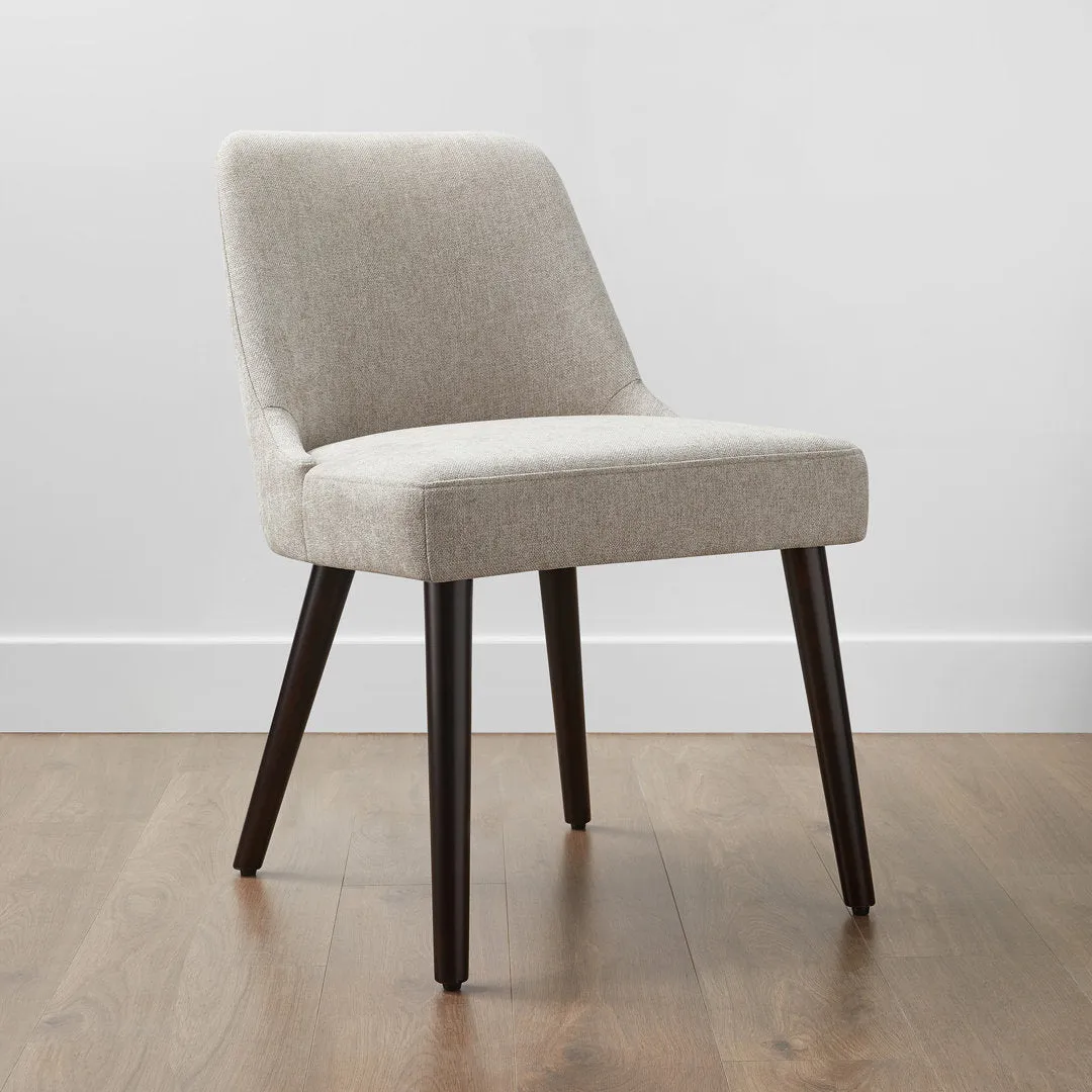 Brently Upholstered Dining Chair (Set of 2) Wade Logan® Upholstery Color: Taupe