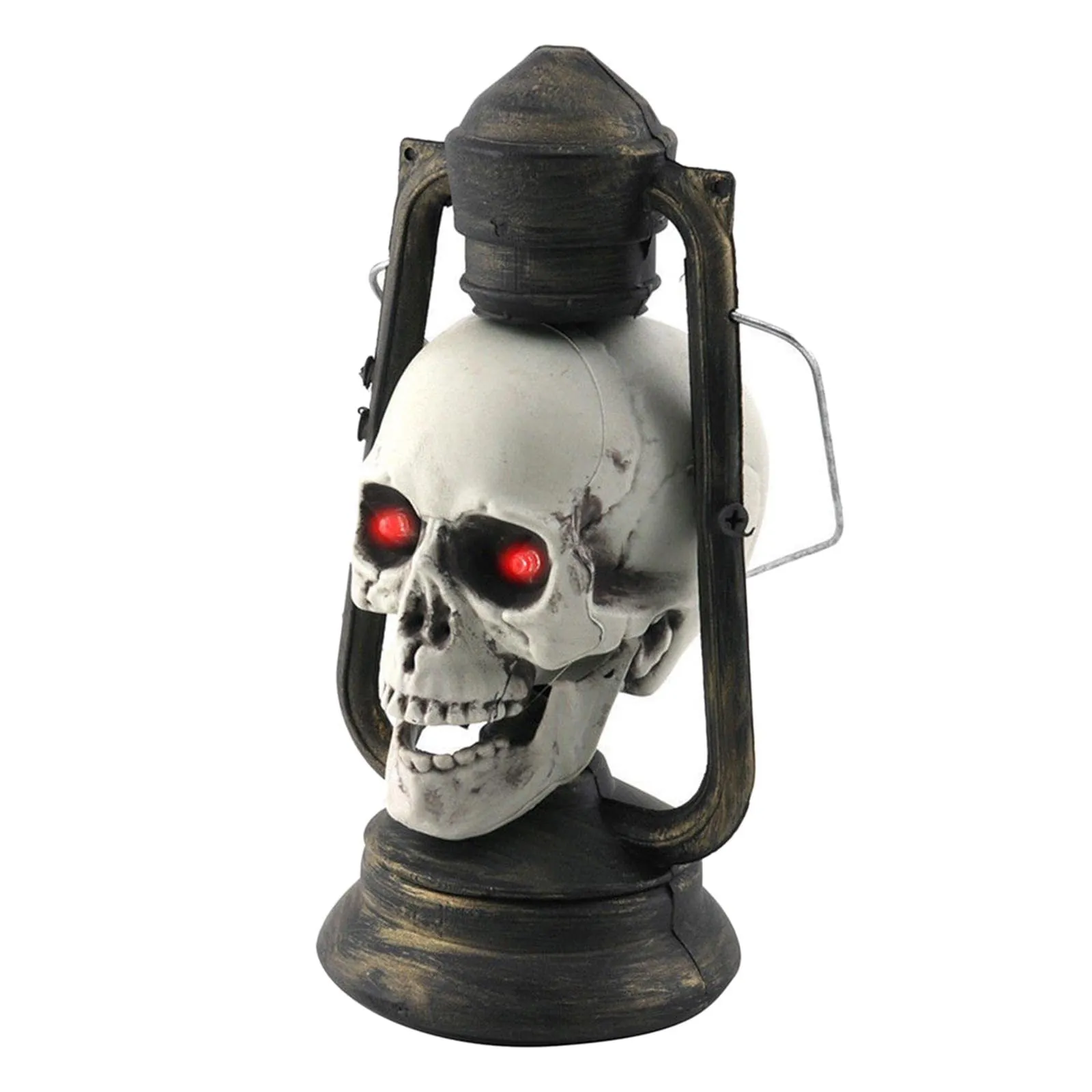 CALANDIS Scary Hanging Halloween Skull Lantern Light Toy Festival Supply Photo Props