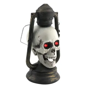 CALANDIS Scary Hanging Halloween Skull Lantern Light Toy Festival Supply Photo Props