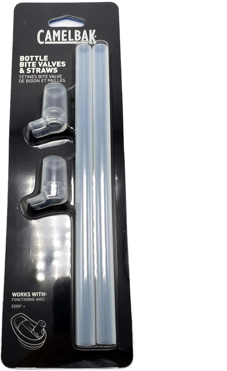 CamelBak Eddy  and Groove Bottle Accessory (2 Bite Valves & 2 Straws) Fits Only eddy  Cap