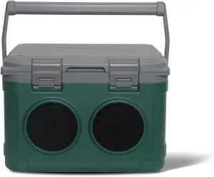Camp Cooler with Bluetooth Speaker 22 Quart，48 Hours Ice Retention, Portable Handle, Outdoor Camping Cooler for BBQs, Beach, Hiking