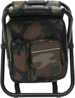 Camping Chair, Folding Folding Chair 2-in-1 Folding Fishing Chair Bag Camping Fishing Chair Stable Comfortable Stool Portable Backpack Seat Bag Economic Fishing Chair (Color : B)
